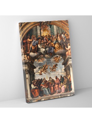 Popcas Raffaello Sanzio Tarihi Kanvas Tablo Duvar Sanatı