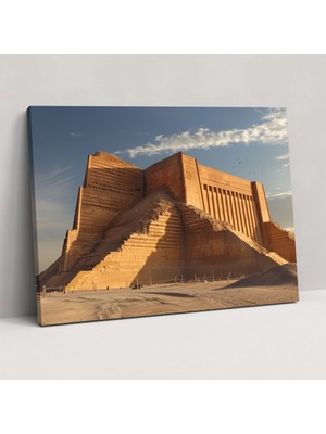 Popcas Sümerler Duvar Dekorasyonu - Sümerler Duvar Sanatı Kanvas Tablo Ev Dekorasyonu