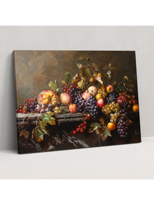 Popcas Natürmort Ev Dekorasyonu Kanvas Tablo Rembrandt