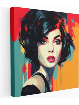 Popcas Dinamik Futbolcu Kanvas Tablosu