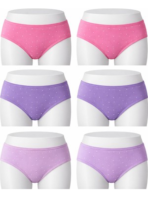 Berrak 11787 Bikini Normal Bel Kadın Külot 6'lı Paket