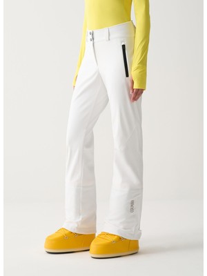 Colmar Modernity Kadın Kayak Pantolonu-CLM.0283R6XZ Beyaz Renkli Nefes Alabilir Özellikli