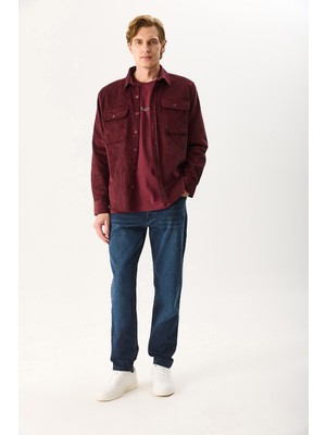 Vena Erkek Smith Premium Blue Black Tapered Fit Jean Pantolon - Blue Black