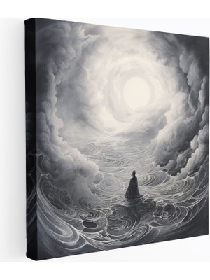 Popcas Zen Meditasyon Kanvas Tablo - Zen Duvar Sanatı Ev Dekorasyonu