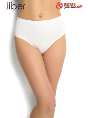 Jiber Premium Kadın Modal Pamuklu Yüksek Bel Bato Tekli Külot