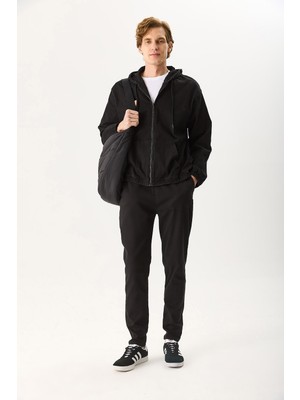 Vena Erkek David Black Beli Lastikli Slim Fit Jogger Pantolon - Black