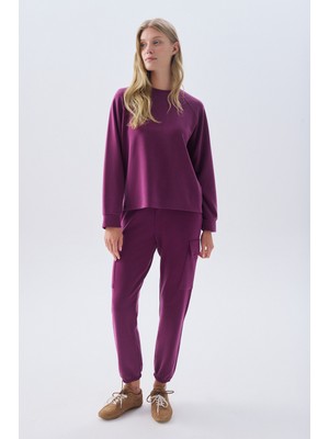 Modal Karışımlı Beli Bağlamalı Jogger Pantolon