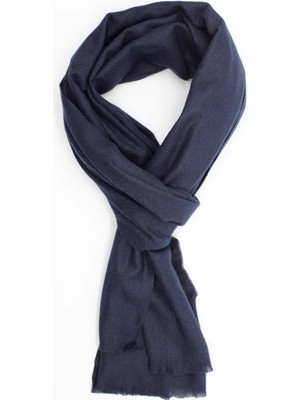 İmza Lacivert Düz Desen Kaşkol 1067255100