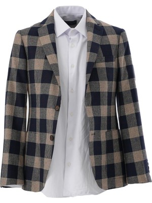 Alexander Gardi Erkek Kareli Desen Blazer Ceket