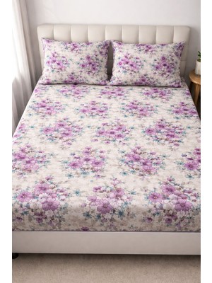 Ecem Home Tek Kişilik Yastık Kılıflı Lastikli Çarşaf Seti