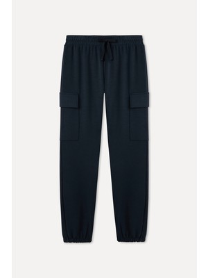 Modal Karışımlı Beli Bağlamalı Jogger Pantolon