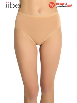 Jiber Premium Kadın Modal Pamuklu Yüksek Bel Bato Tekli Külot