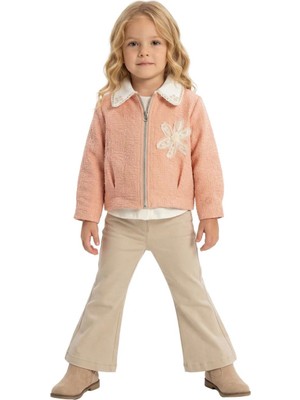 Nurcan Bebe Zambak Ceketli 3 Lü Kız Takım(12-18/18-24/2-3/3-4 Yaş)