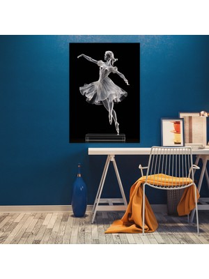 Popcas Gerçekçi Cam Heykel Duvar Dekorasyonu - Gerçekçi Cam Heykel Kanvas Duvar Sanatı Kanvas Tablo