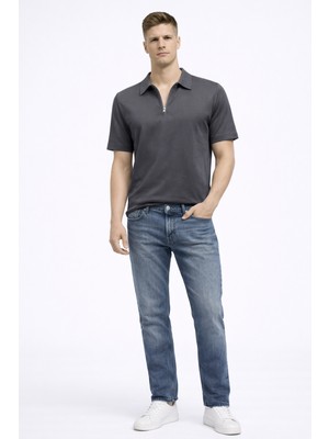 Vena Erkek Edward Black Slim Straight Jean Pantolon - Black