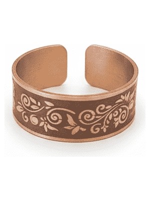 Güney Takı Store Özel Motifli Saf Bakır Yüzük Ayetel Kürsi Süleyman Mührü Nazar Ayeti Ihlas Felak Nas Dualı