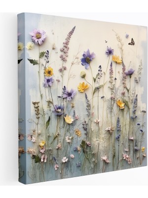 Popcas Vahşi Çiçek Duvar Dekoru - Görsel Olarak Çekici Vahşi Çiçek Duvar Dekorasyonu