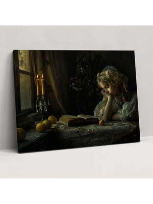 Popcas Rembrandt'in Koyu Drama Kanvas Tablo Duvar Sanatı