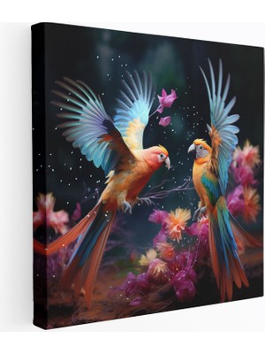 Popcas Kurumsal Logo Kanvas Tablo - Ofis Dekorasyonu Için Trendy Tasarım