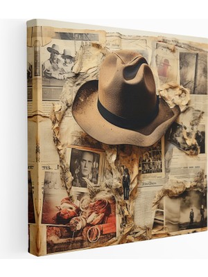 Popcas Batı Hatıraları Koleksiyonu Kanvas Tablo Baskı