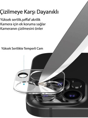 Najmaddin Newface Samsung Galaxy S24 Plus Kamera Lens Koruma Cam