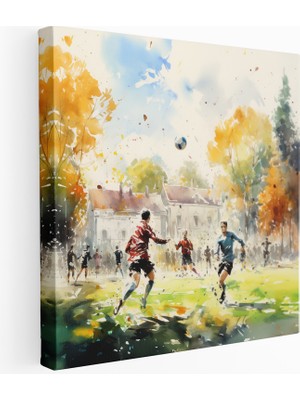 Popcas Canlı Futbol Maçı Kanvas Tablo