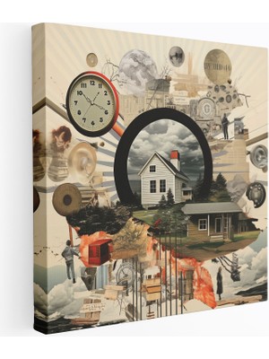 Popcas Fırtına Koleksiyonu Duvar Sanatı - Yüksek Kaliteli Kanvas Tablo Baskı Fırtına Duvar Sanatı Koleksiyon Sanatı Kanvas Baskı