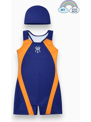 My Kids Wear Kız Çocuk Deniz Yüzücü Mayoları 5-16 Yaş 12617