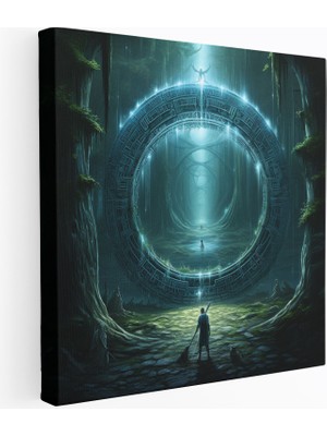 Popcas Yüzüklerin Efendisi Duvar Süsü - Yüzüklerin Efendisi Büyüsü Ev Dekorasyonu Duvar Süsü