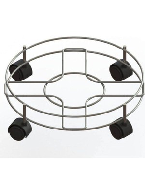 Lumindra Damacana Tüp Saksı Altlığı 4 Tekerlekli Taşıma Aparatı Tüpçek