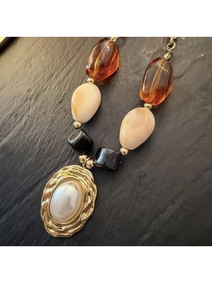 Bimia Bohem Incili Kolye