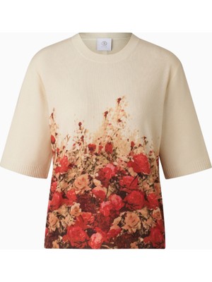 Bogner Helly Çiçek Desenli Örgü Kadın Triko