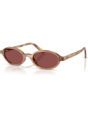 Ray-Ban Khal Oval Güneş Gözlüğü Krem Renkli 48 mm Cam UV 400 Koruma Özellikli Rb 4472 685675 48