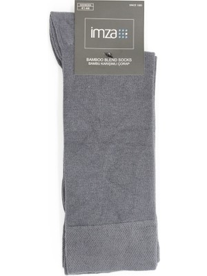 İmza Koyu Füme Düz Bambu Soket Çorap 1060255150