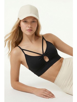 Rays 9028 Damla Ip Askılı Bustiyer Siyah