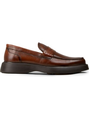 Deery Erkek Taba Renk Hakiki Deri Loafer Ayakkabı - F6683MTBAP01