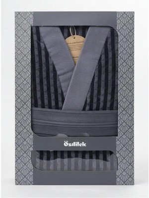 Özdilek Cırcolare Siyah Bornoz Seti (Xl)