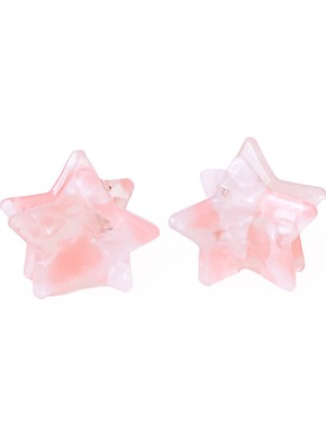 Mini And Kids Mini & Kids Stars Akrilik Toka Pembe