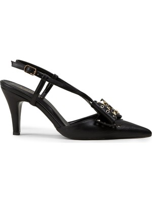 Deery Kadın Siyah Fiyok Abiye Ayakkabı - RD220ZSYHM01