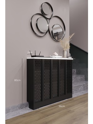 Bagax Ahşap Petek Kaplama Dresuariç Ölçü 96 cm Dış Ölçü 100 Cm, Kalorifer Kapama