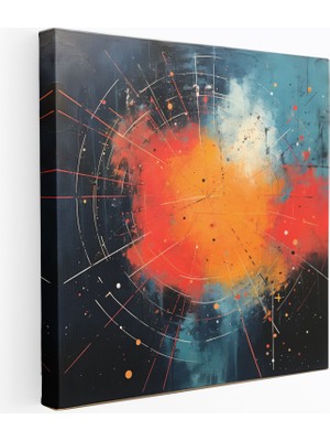 Popcas Yıldız Haritası Kanvas Tablo - Göksel Resim Duvar Sanatı