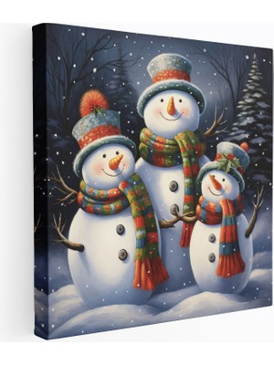 Popcas Mavi Orman Manzaralı Kanvas Tablo - Doğal Dekorasyon Için Trend Ürün