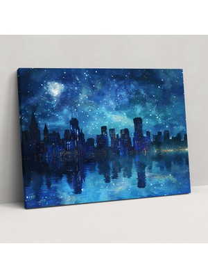 Popcas Izlenimci Kent Manzarası Van Gogh Kanvas Tablo - Vincent Van Gogh Duvar Dekorasyonu Duvar Sanatı Ev Dekorasyonu