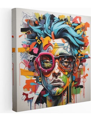 Popcas Sokak Tanrıçası Kanvas Tablo