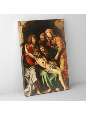 Popcas Isa'nın Gömülmesi Kanvas Tablo Raffaello Sanzio Duvar Sanatı