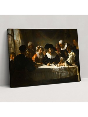 Popcas Rembrandt Kanvas Tablo Ev Dekorasyonu Duvar Sanatı
