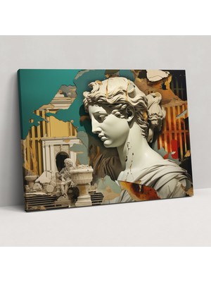 Popcas Roma Kanvas Tablo - Modern Heykel Koleksiyonu - Duvar Dekorasyonu