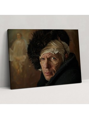 Popcas Vincent Van Gogh Kendi Portresi Kanvas Tablo - Ev Dekorasyonu Duvar Dekorasyonu