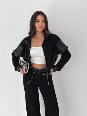 Win Moda Yeni Sezon Kadın Modal Eşofman Takımı Garnili Baggy Salaş Geniş Paça Spor Şık S/xl 3 Renk 2605