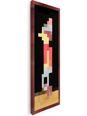 Kanvas Tablo Graham Piksel Minecraft Tablosu Ev Ofis Salon Duvar Dekoru